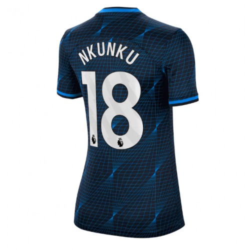 Maillot de foot Chelsea Christopher Nkunku #18 Extérieur Femmes 2023-24 Manches Courte